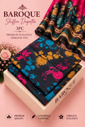 Lawn shafon dupatta 3pc