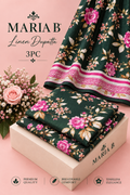 Linen dupatta 3pc BAROQUE